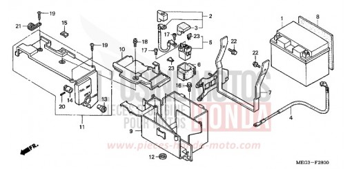 BATTERIE VT750C4 de 2004
